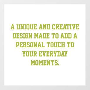Create Your Own 24" x 24" Rectangular Wall Decal