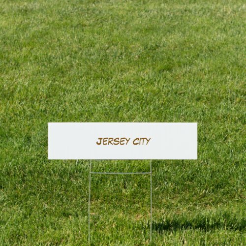 Create Your Own 24" x 6" Yard Sign with Frame