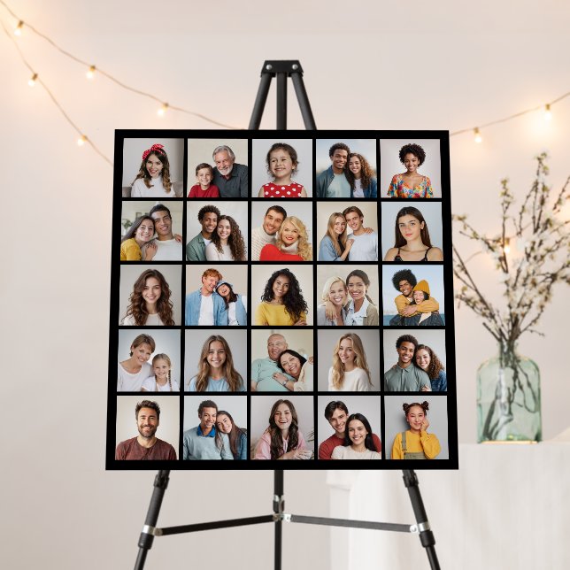 Create Your Own 25 Photo Collage Foam Board (In Situ (Stand))
