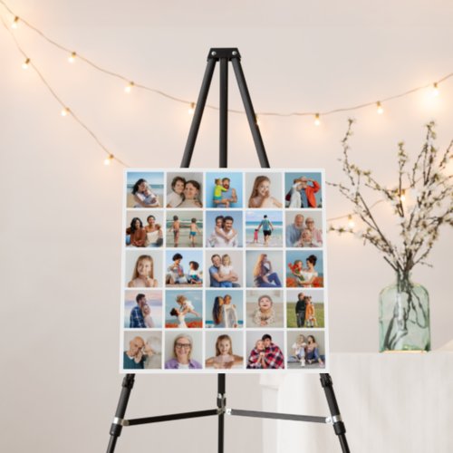 Create Your Own 25 Photo Collage Foam Board