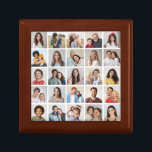 Create Your Own 25 Photo Collage Gift Box<br><div class="desc">Create your own 25 Photo Collage for Christmas, Birthdays, Weddings, Anniversaries, Graduations, Father's Day, Mother's Day or any other Special Occasion, with our easy-to-use design tool. Add your favorite photos of friends, family, vacations, hobbies and pets and you'll have a stunning, one-of-a-kind photo collage. Our custom photo collage is perfect...</div>