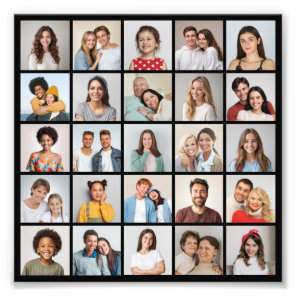 Create Your Own 25 Photo Collage Photo Enlargement Print