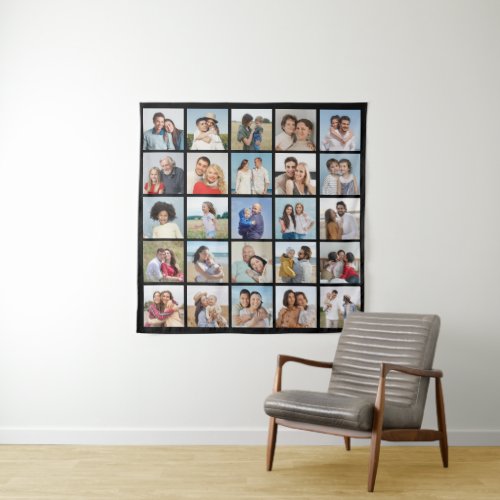 Create Your Own 25 Photo Collage Tapestry