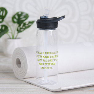 Create Your Own 25oz Clear Water Bottle