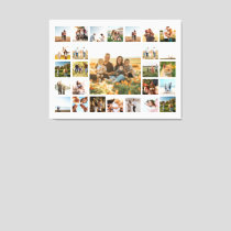 Create Your Own 27 Photo Collage Canvas Print