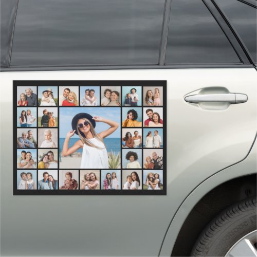 Create Your Own 27 Photo Collage Car Magnet