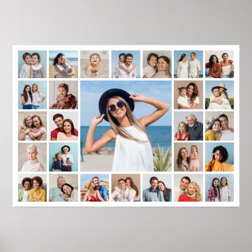 Create Your Own 27 Photo Collage  Poster