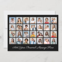 Create Your Own 28 Photo Collage Add Your Greeting