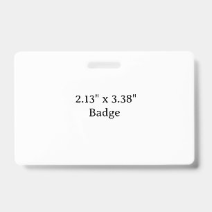 Create Your Own 2.13" x 3.38" Badge
