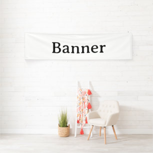 Create Your Own 2.5' x 10' Indoor Banner