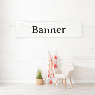 Create Your Own 2.5' x 10' Indoor Banner