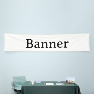 Create Your Own 2.5' x 12' Indoor Banner