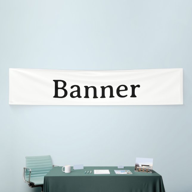 Create Your Own 2.5' x 12' Indoor Banner (Tradeshow)