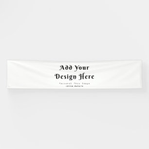 Create Your Own 2.5' x 12' Vinyl Banner