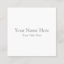 Create Your Own 2.5" x 2.5" Matte Business Cards