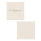 Create Your Own 2.5" x 2.5" Matte Business Cards