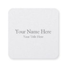 Create Your Own 2.5" x 2.5" Matte Business Cards