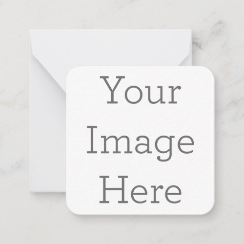 Create Your Own 25 x 25 Rounded Note Card
