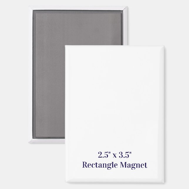 Create Your Own 2.5" x 3.5" Rectangle Magnet (Front/Back)