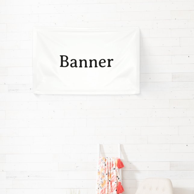 Create Your Own 2.5' x 4' Indoor Banner (Insitu)