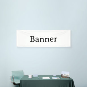 Create Your Own 2.5' x 8' Indoor Banner