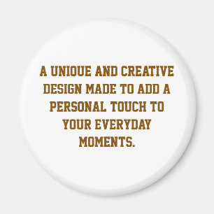 Create Your Own 2¼ Circular Magnet