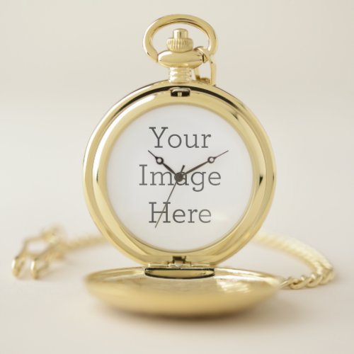 Create Your Own 2 Diameter Gold Pocket Watch