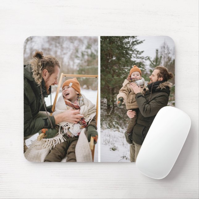 Create Your Own 2 Instagram Photograph Mousepad (With Mouse)
