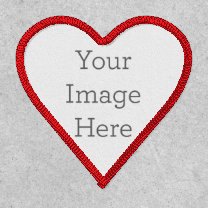 Create Your Own 2" Iron-On Heart Patch