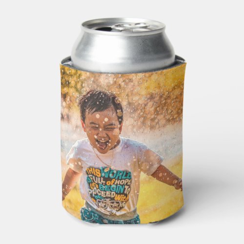 Create Your Own 2 Photo Double Sided  Can Cooler