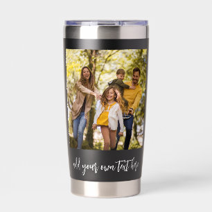 Create Your Own 2 Photo Insulated Tumbler