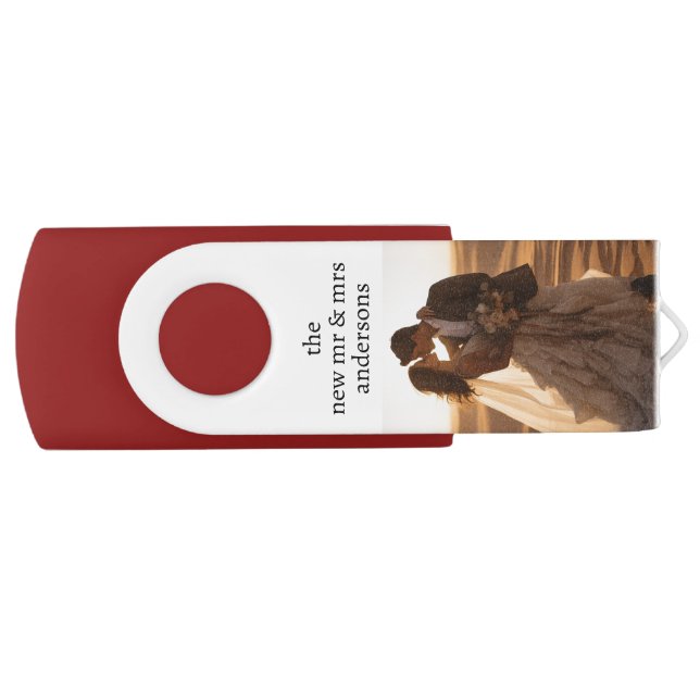 Create Your Own 2 Photo & Text  Flash Drive (Front)