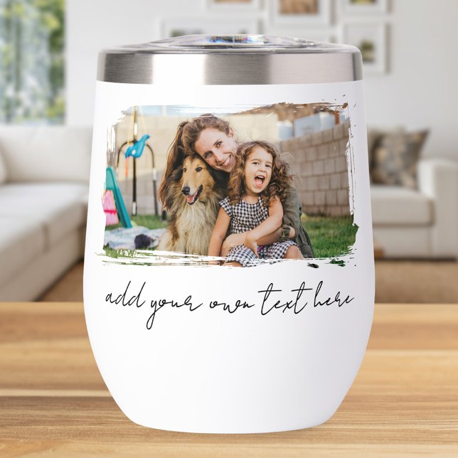 Create Your Own 2 Photo Thermal Wine Tumbler (Creator Uploaded)
