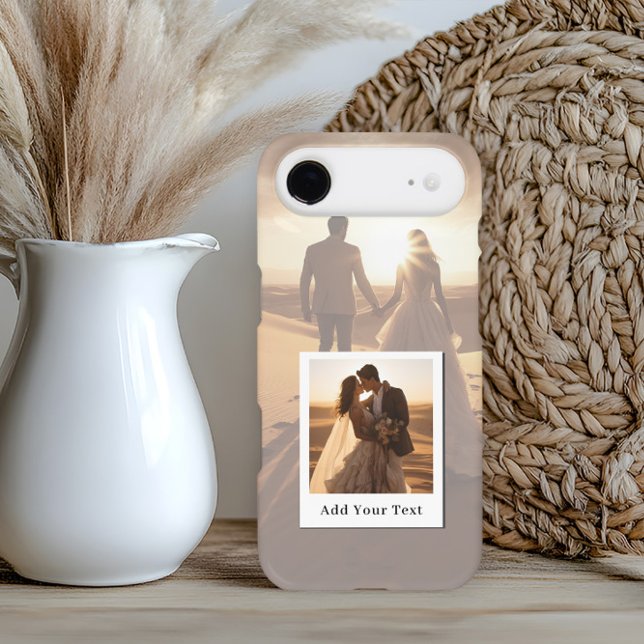 Create Your Own 2 Photo with Name iPhone Case (Creator Uploaded)