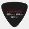 Create Your Own 2 Photos Custom Guitar Pick