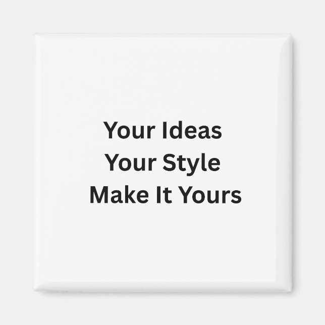 Create Your Own 2'' Square Magnet (Front)