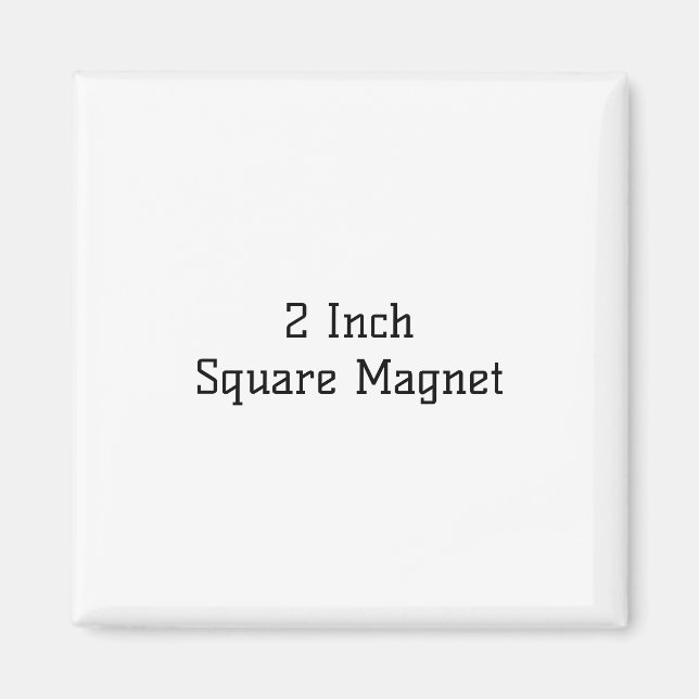 Create Your Own 2'' Square Magnet (Front)