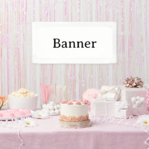 Create Your Own 2' x 1' Indoor Banner