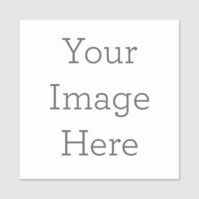 2" X 2" Square Classic Name Tag, Traditional Pin Back (Front)