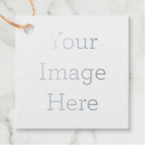 Create Your Own 2" x 2" Square Foil Favor Tags