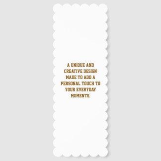 Create Your Own 2" x 5.6" Bookmarks