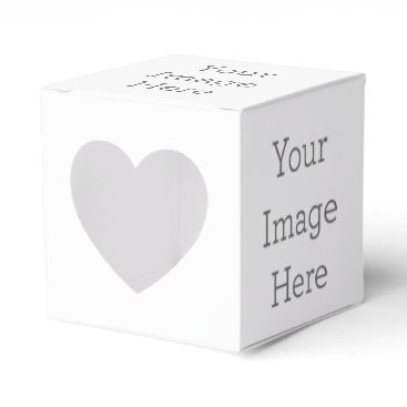 Create Your Own 2x2x2 Heart Paper Favor Box