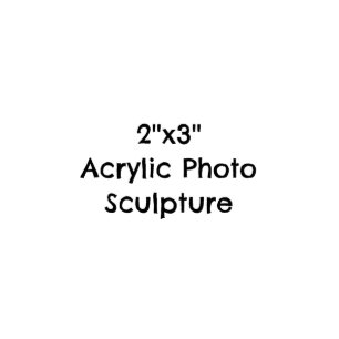 Create Your Own 2''x3'' Acrylic Photo Sculpture