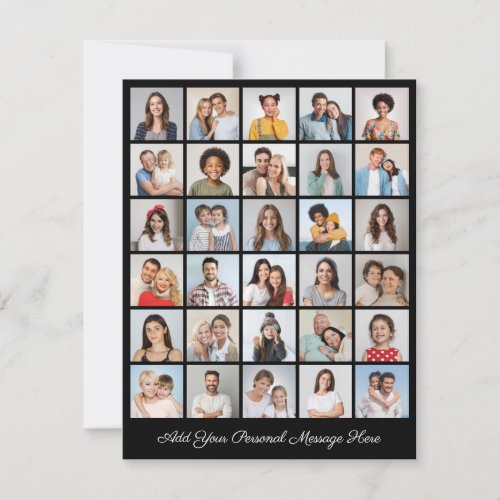 Create Your Own 30 Photo Collage Add Your Greeting