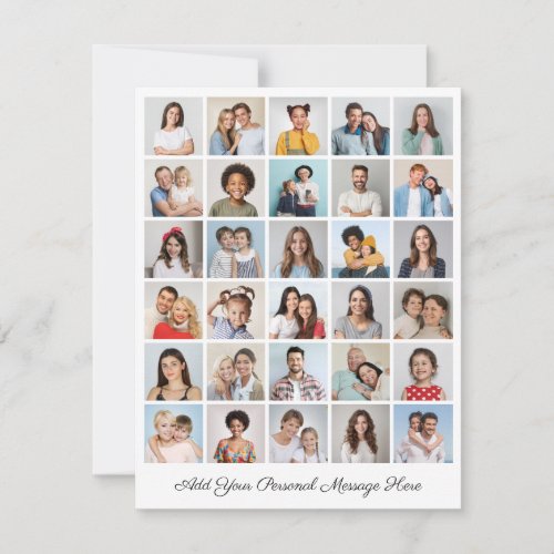 Create Your Own 30 Photo Collage Add Your Greeting