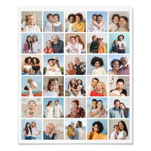 Create Your Own 30 Photo Collage Photo Enlargement