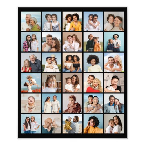 Create Your Own 30 Photo Collage Photo Enlargement