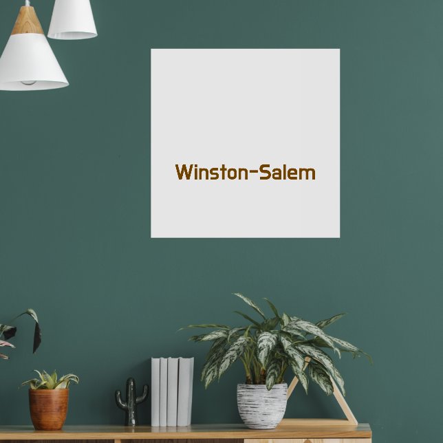 Create Your Own 30" x 30" Matte Poster (Living Room 1)