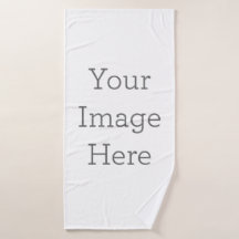 Create Your Own 30" x 60" Bath Towel