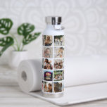 Create Your Own 30 x Photo Collage Square Grid Water Bottle<br><div class="desc">Welcome to the future of personalization! Design your thirst-quenching accessory with our 'Create Your Own Custom Photo Water Bottle' featuring an ultra-modern 30 picture square grid template. Get ready to flaunt your favorite moments,  captured in 30 snaps,  every time you hydrate.</div>